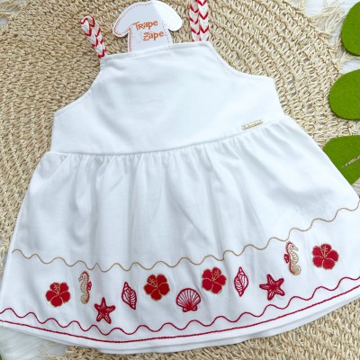 Conjunto Praiano Vermelho e Off